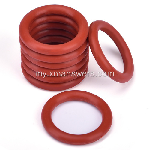 စိတ်ကြိုက်ပြုလုပ်ထားသော Food Grade Silicone Rubber Flat Grommet